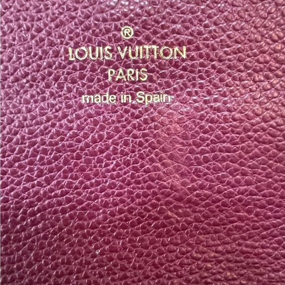 Louis Vuitton Burgundy Wallet - Picture 14 of 16